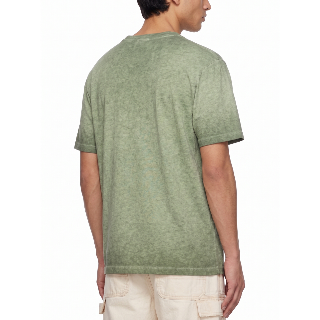 MEN's Organic Cotton T-shirt Vintage Style / MATCHA