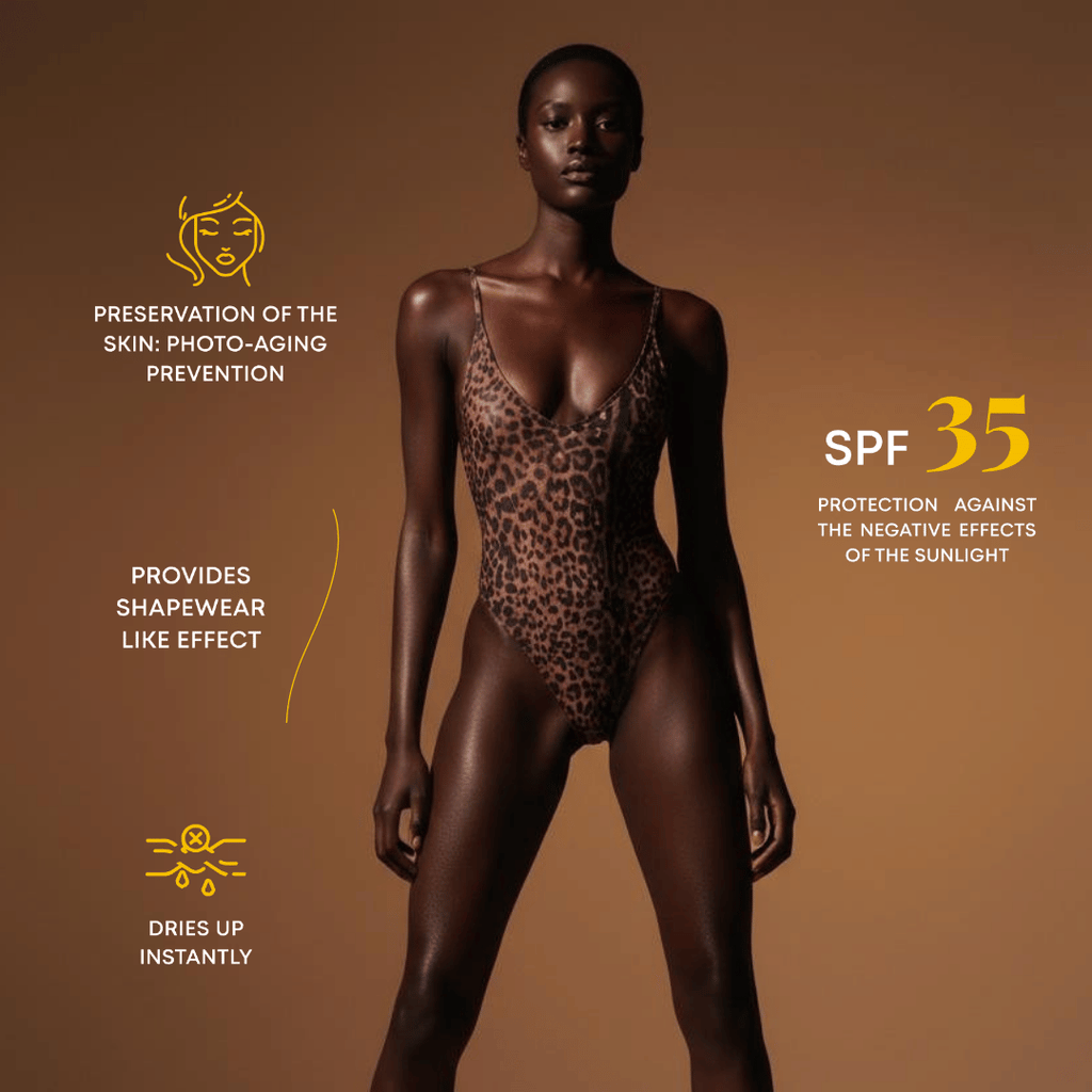 Luxe One-Piece Swimsuit / CHEETAH