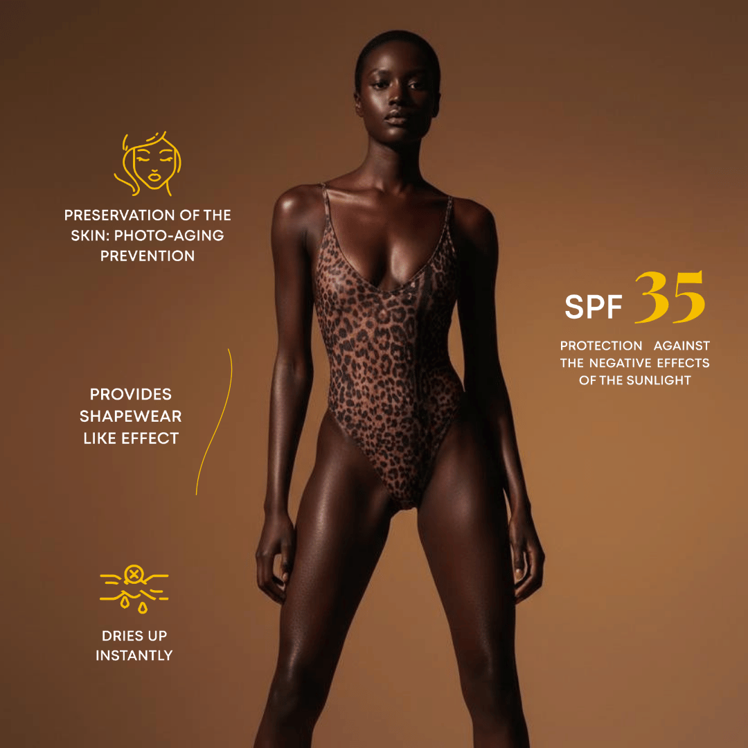 Luxe One-Piece Swimsuit / CHEETAH