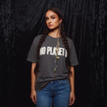 Organic Cotton T-shirt Vintage Style / BLACK