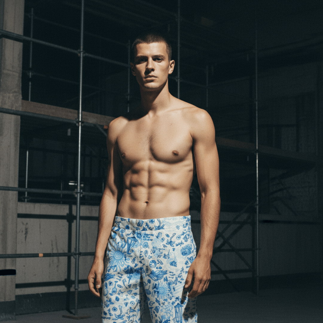 MEN's Swim Trunks / Greek Summer