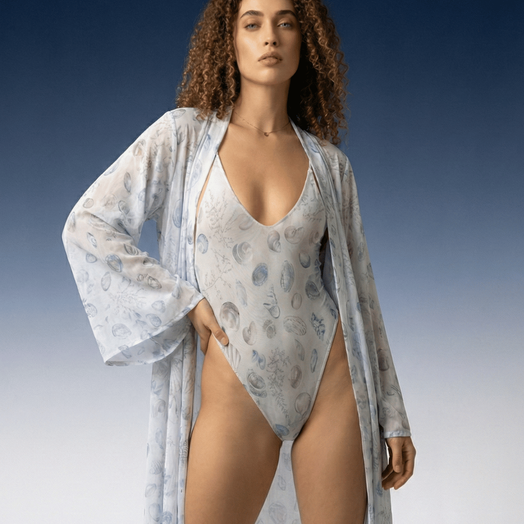 Luxe Beach Kimono / PEARLS
