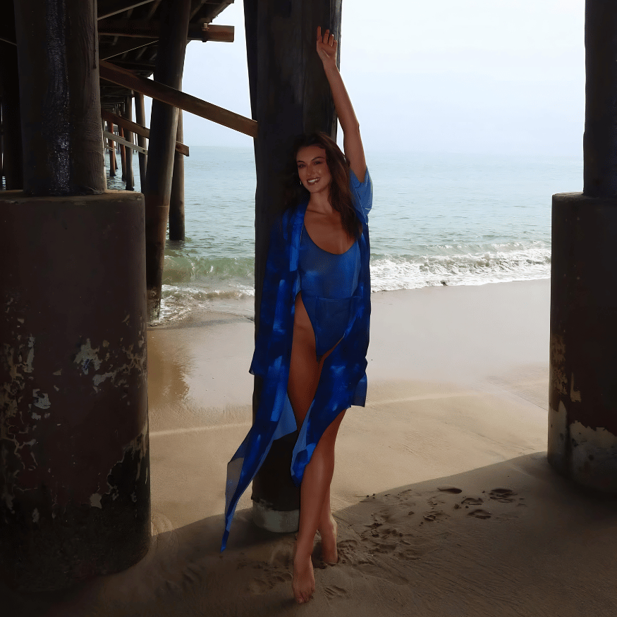 Luxe One-Piece Swimsuit / Deep Ocean