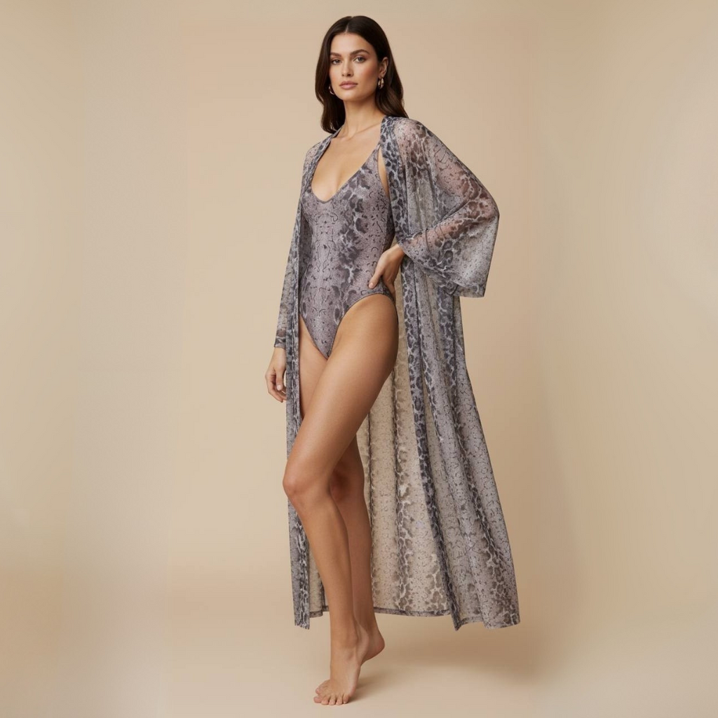 Luxe One-Piece Swimsuit / SNAKE