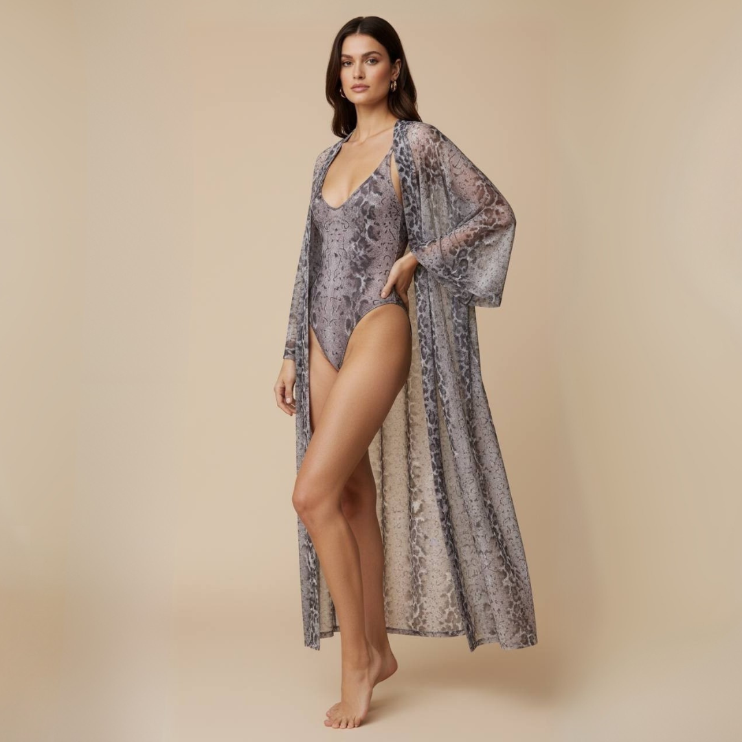 Luxe One-Piece Swimsuit / SNAKE