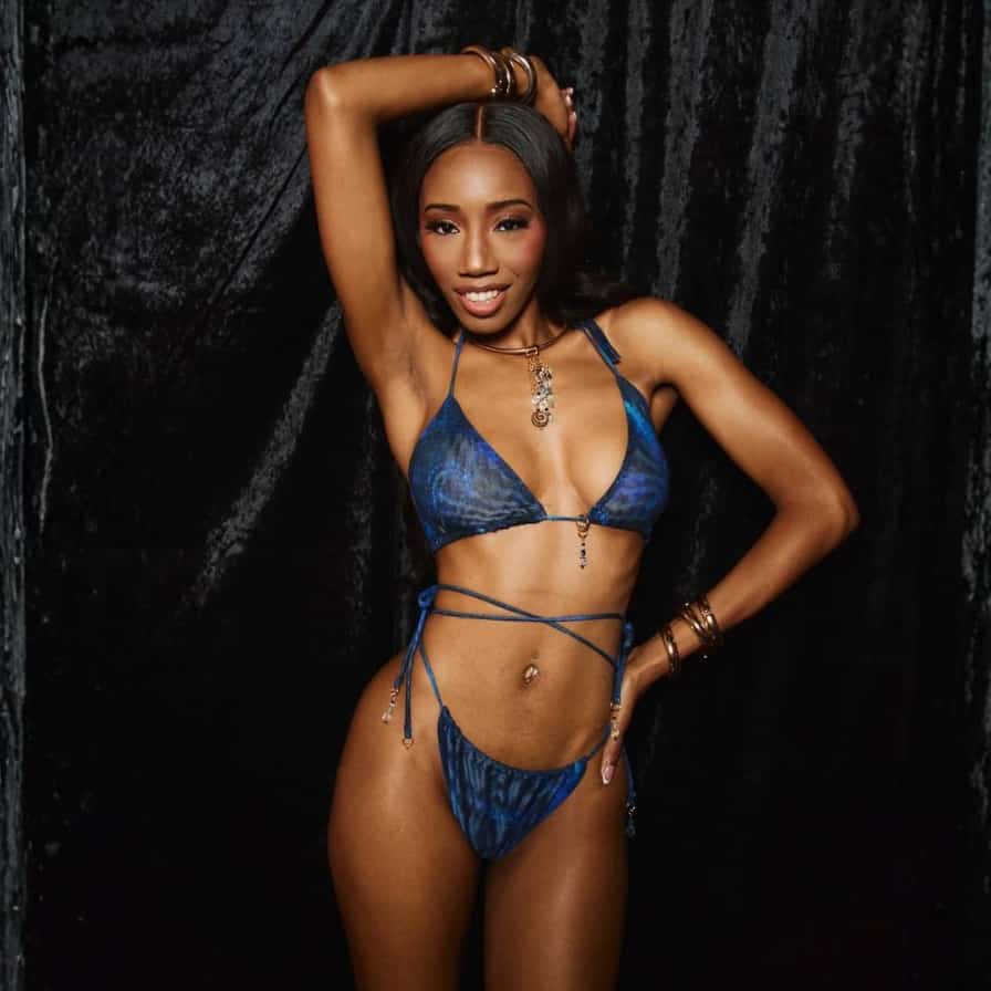 Triangle Bikini Top / DEEP OCEAN