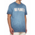 MEN's Organic Cotton T-shirt Vintage Style / SKY
