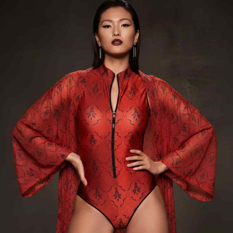 Luxe Beach Kimono / RED QUEEN