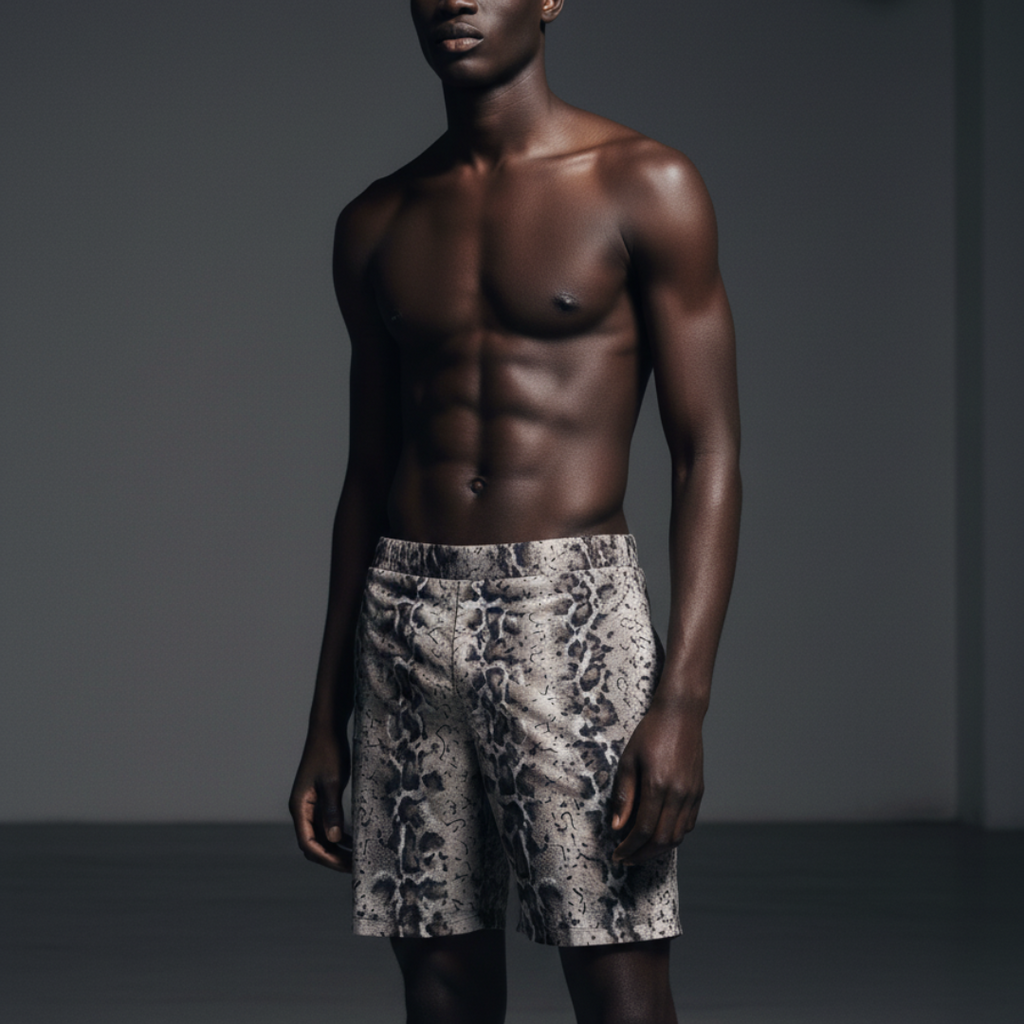 MEN's Swim Trunks / SNAKE