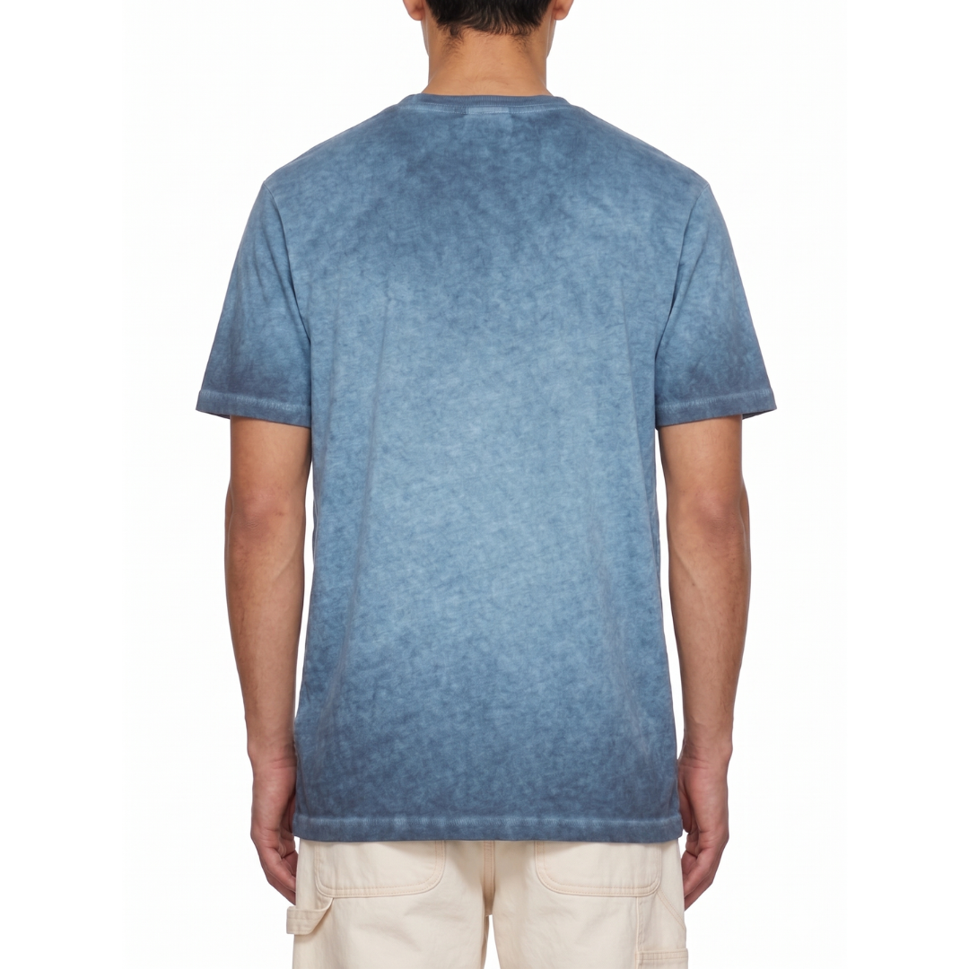 MEN's Organic Cotton T-shirt Vintage Style / SKY