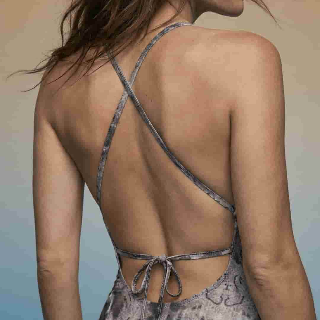 Luxe One-Piece Swimsuit / SNAKE