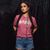 Organic Cotton T-shirt Vintage Style / CHERRY