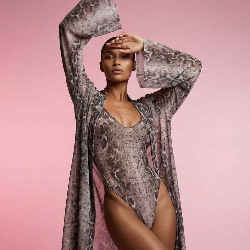 Luxe Beach Kimono / SNAKE