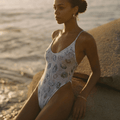 Luxe One-Piece Swimsuit / PEARLS