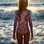 One-piece Swimsuit / Bodysuit with Sleeves / Japanese Flowers