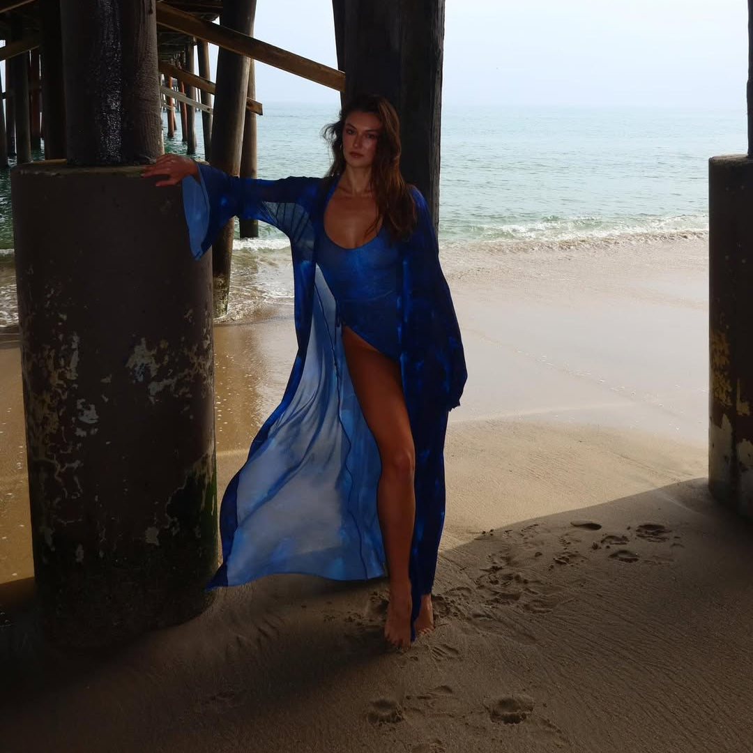 Luxe One-Piece Swimsuit / Deep Ocean