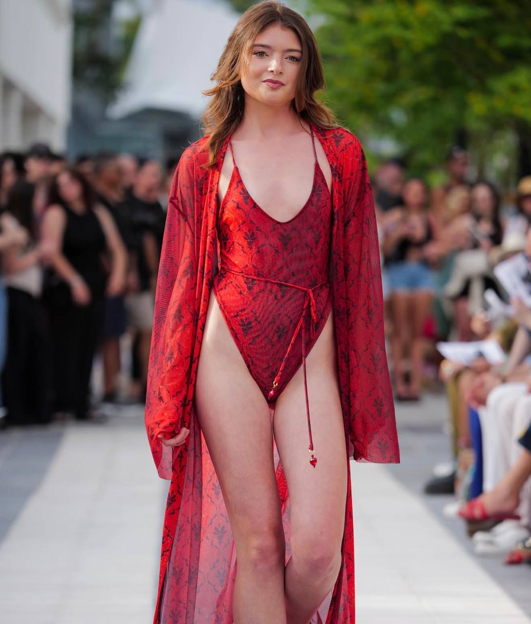 Luxe One-Piece Swimsuit / RED QUEEN