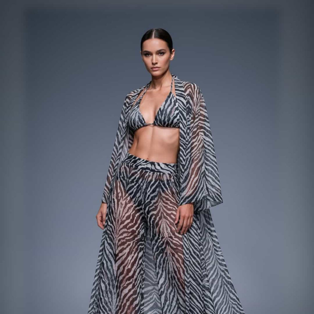 Luxe Beach Kimono / ZEBRA