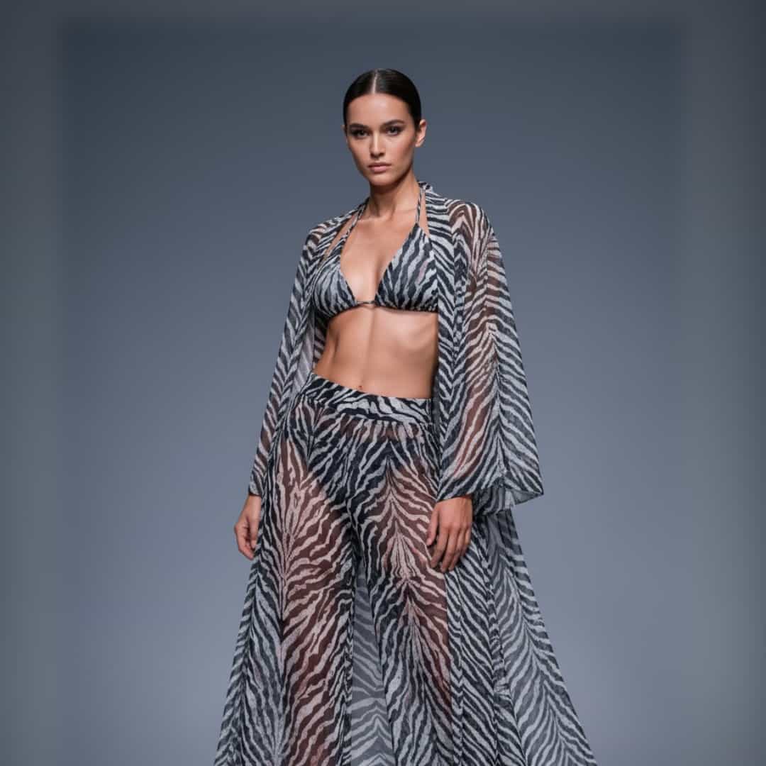Luxe Beach Kimono / ZEBRA